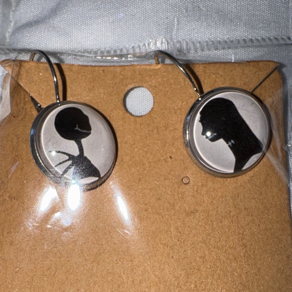 The Nightmare Before Christmas Silhouette Earrings